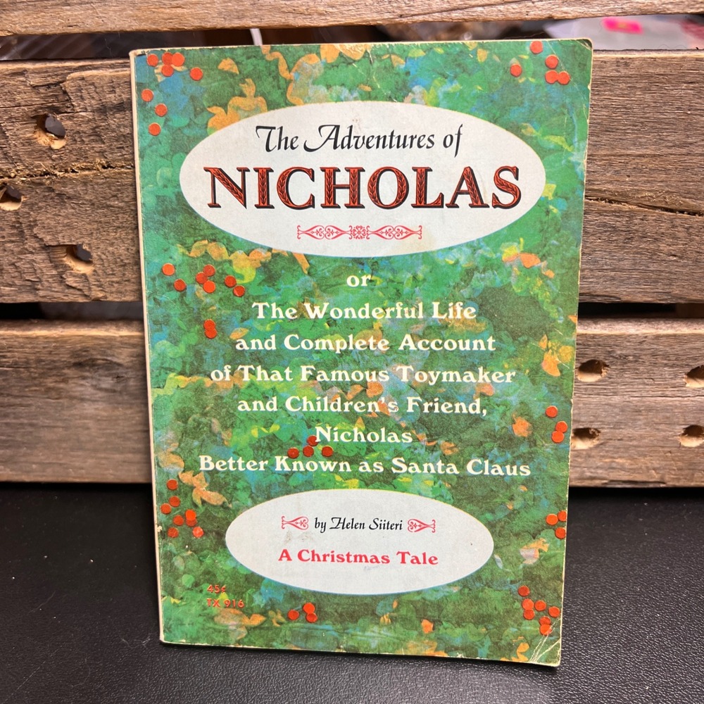 Vintage 1966 The Adventures of Nicholas Santa Claus Scholastic Helen Siiteri